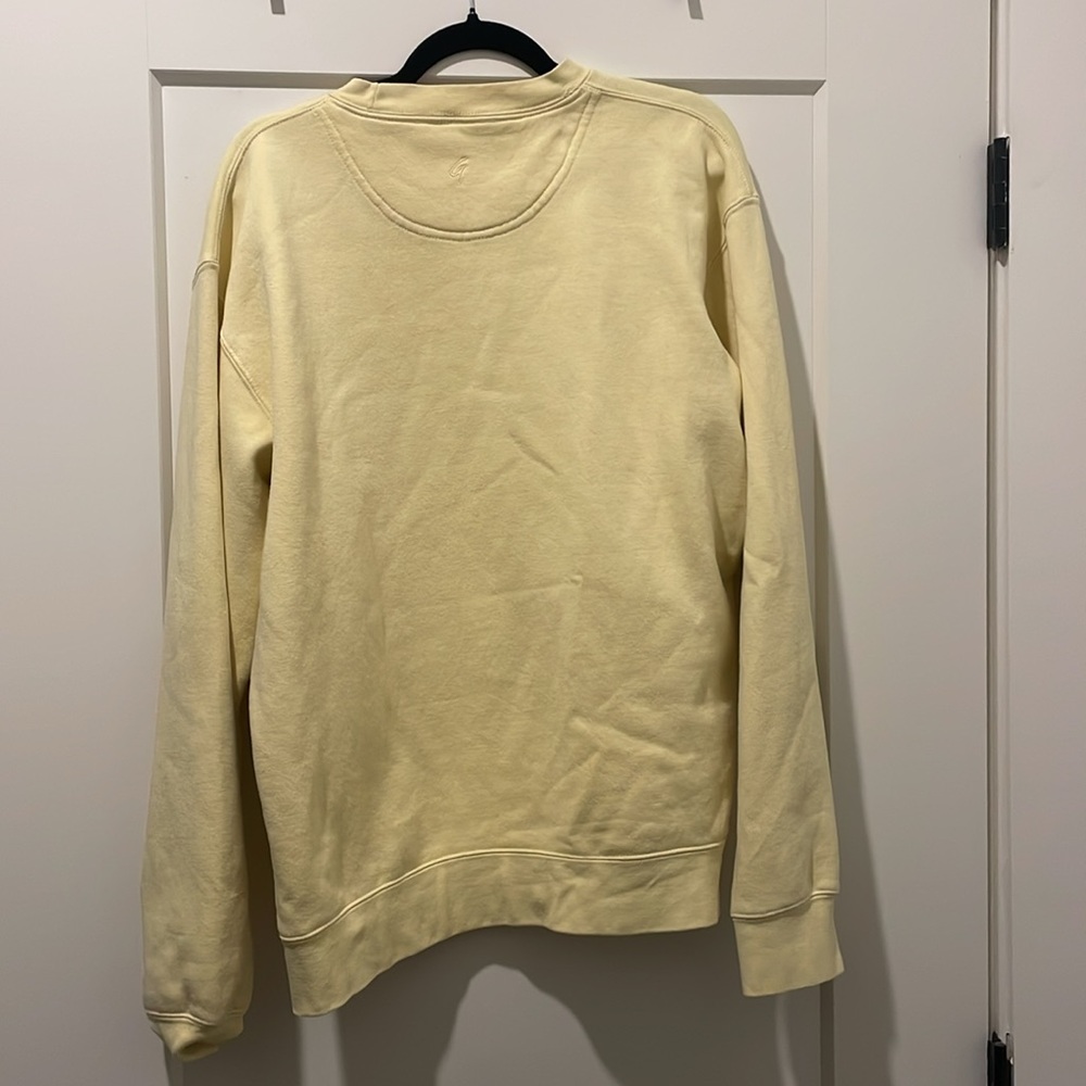 Kiawah Island Big Cotton Sweater Yellow Sz L - Picture 3 of 3